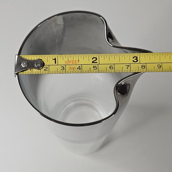 Dorothy Thorpe MCM Silver Fade Cocktail Pitcher Barware - Picture 6 of 8